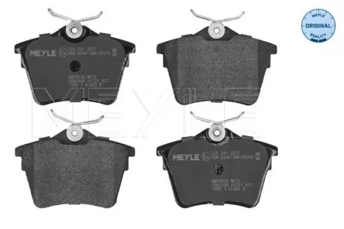 MEYLE Brake Pad Set, disc brake (025 241 3517)