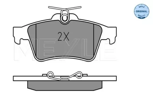 MEYLE Brake Pad Set, disc brake (025 241 3716)