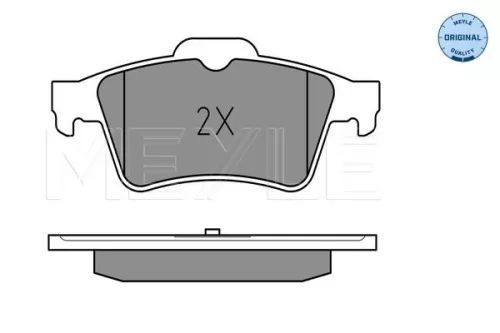 MEYLE Brake Pad Set, disc brake (025 241 3716)