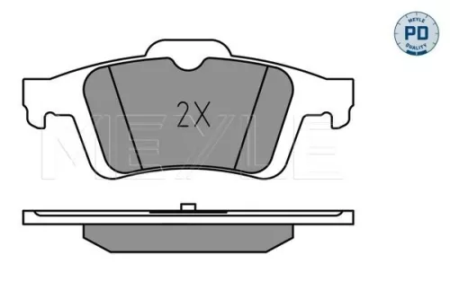 MEYLE Brake Pad Set, disc brake (025 241 3717/PD)