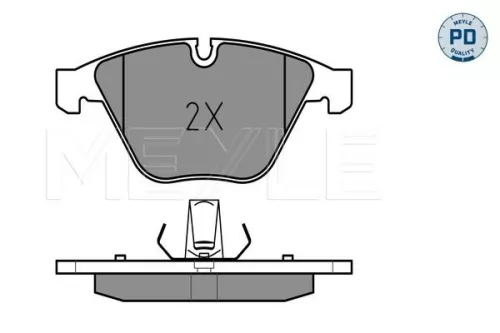 MEYLE Brake Pad Set, disc brake (025 241 6120/PD)