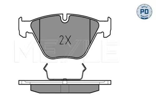 MEYLE Brake Pad Set, disc brake (025 241 6120/PD)