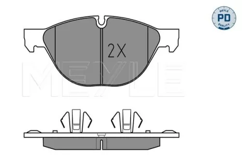 MEYLE Brake Pad Set, disc brake (025 241 7219/PD)