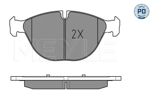 MEYLE Brake Pad Set, disc brake (025 241 7219/PD)