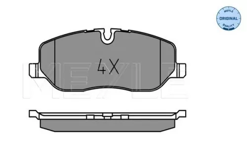 MEYLE Brake Pad Set, disc brake (025 241 9118)