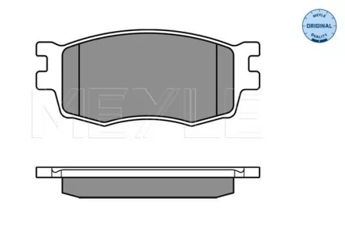 MEYLE Brake Pad Set, disc brake (025 243 1717/W)