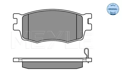 MEYLE Brake Pad Set, disc brake (025 243 1717/W)