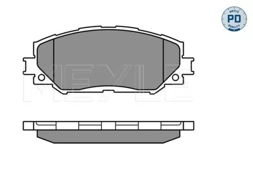 MEYLE Brake Pad Set, disc brake (025 243 3617/PD)