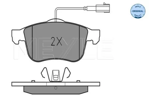 MEYLE Brake Pad Set, disc brake (025 243 4019)