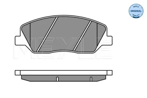 MEYLE Brake Pad Set, disc brake (025 243 5117/W)