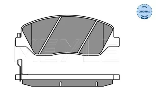 MEYLE Brake Pad Set, disc brake (025 243 5117/W)