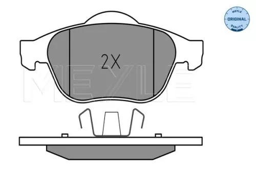 MEYLE Brake Pad Set, disc brake (025 245 3618)