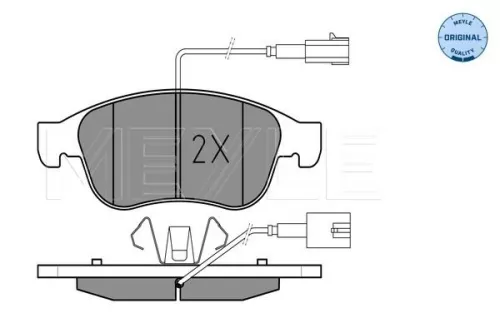 MEYLE Brake Pad Set, disc brake (025 245 3819/W)