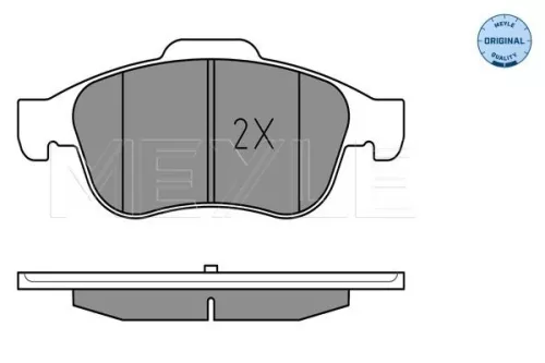 MEYLE Brake Pad Set, disc brake (025 245 3819/W)