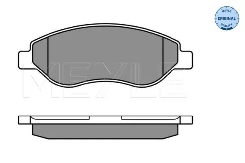 MEYLE Brake Pad Set, disc brake (025 245 5019/W)