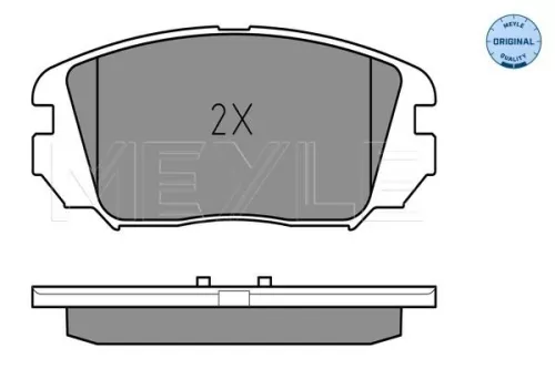MEYLE Brake Pad Set, disc brake (025 246 1817/W)