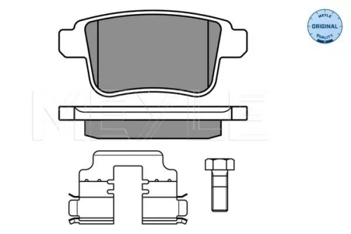 MEYLE Brake Pad Set, disc brake (025 246 9216)