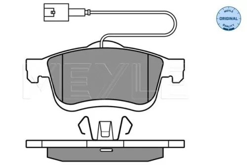 MEYLE Brake Pad Set, disc brake (025 247 2720/W)