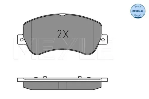 MEYLE Brake Pad Set, disc brake (025 248 6720)