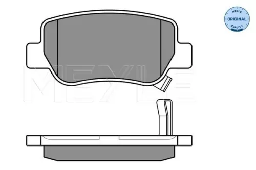 MEYLE Brake Pad Set, disc brake (025 248 8516/W)