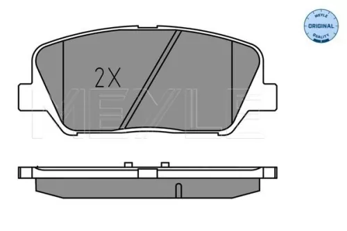 MEYLE Brake Pad Set, disc brake (025 249 1517)