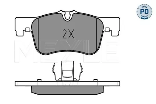 MEYLE Brake Pad Set, disc brake (025 250 1418/PD)