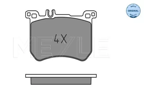 MEYLE Brake Pad Set, disc brake (025 251 8317)
