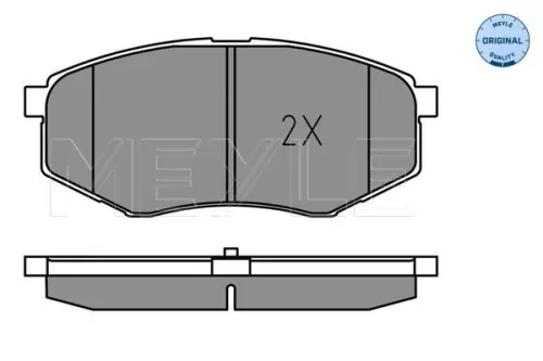 MEYLE Brake Pad Set, disc brake (025 251 8718)