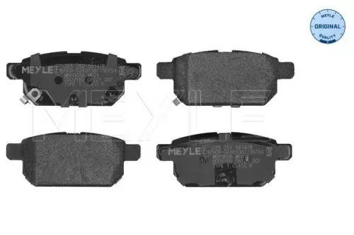 MEYLE Brake Pad Set, disc brake (025 252 5814/W)