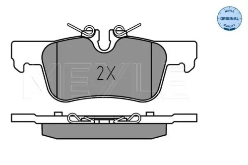 MEYLE Brake Pad Set, disc brake (025 253 3116)