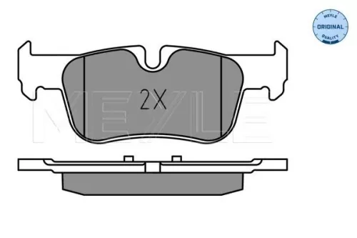 MEYLE Brake Pad Set, disc brake (025 253 3116)