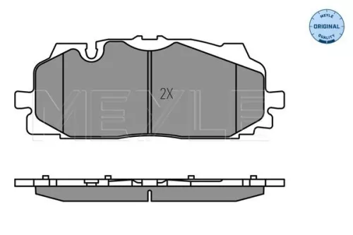 MEYLE Brake Pad Set, disc brake (025 258 6117)