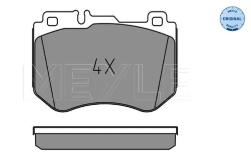 MEYLE Brake Pad Set, disc brake (025 259 9719)