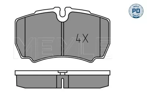 MEYLE Brake Pad Set, disc brake (025 291 2320/PD)