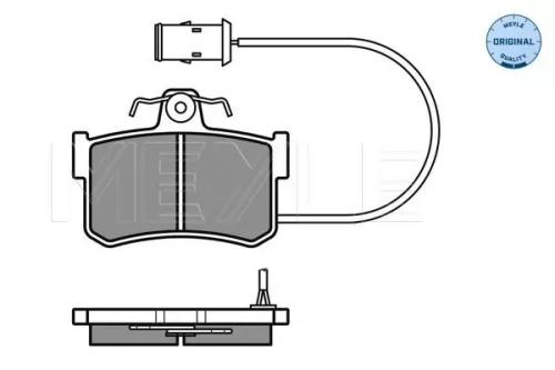 MEYLE Brake Pad Set, disc brake (025 200 8714/W)