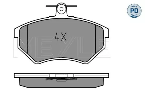 MEYLE Brake Pad Set, disc brake (025 201 6816/PD)