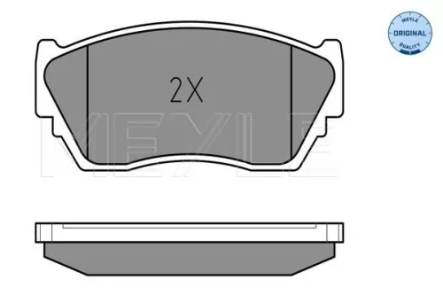 MEYLE Brake Pad Set, disc brake (025 216 5716/W)