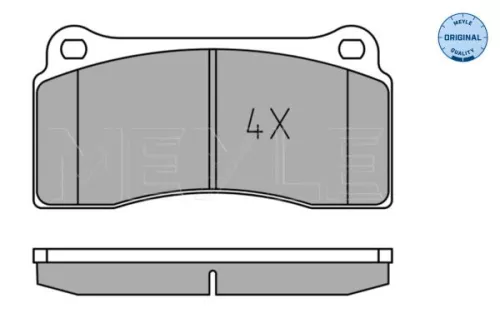 MEYLE Brake Pad Set, disc brake (025 232 9318)