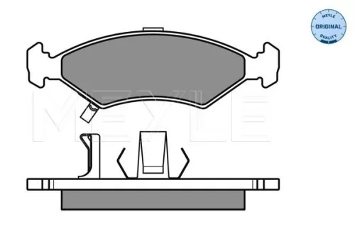 MEYLE Brake Pad Set, disc brake (025 233 8418/W)