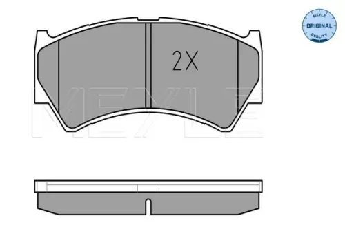 MEYLE Brake Pad Set, disc brake (025 237 9515/W)