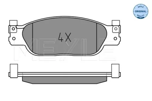 MEYLE Brake Pad Set, disc brake (025 239 0818)