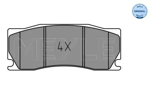 MEYLE Brake Pad Set, disc brake (025 248 5017)