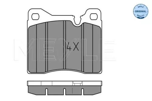 MEYLE Brake Pad Set, disc brake (025 204 3715)