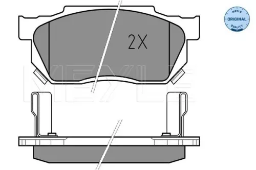 MEYLE Brake Pad Set, disc brake (025 209 5915)