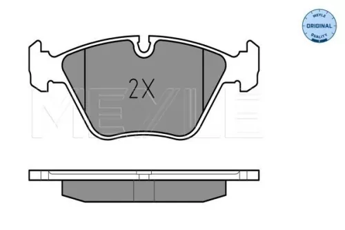 MEYLE Brake Pad Set, disc brake (025 209 6820)