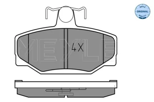 MEYLE Brake Pad Set, disc brake (025 213 8513)