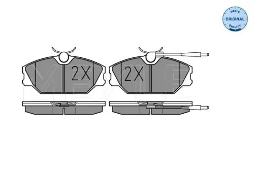 MEYLE Brake Pad Set, disc brake (025 213 8818/W)