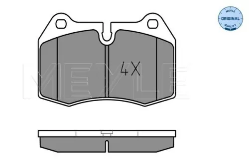MEYLE Brake Pad Set, disc brake (025 214 7118)