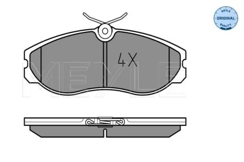 MEYLE Brake Pad Set, disc brake (025 214 8115)