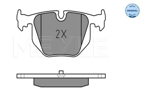 MEYLE Brake Pad Set, disc brake (025 214 8717)